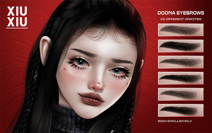 XiuXiu - Doona eyebrows