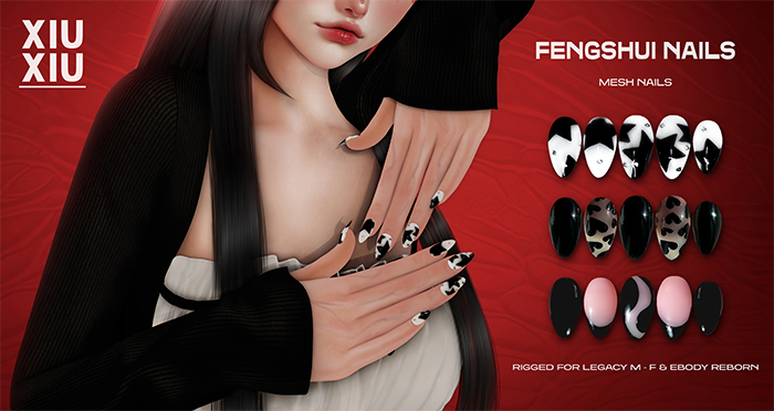 XiuXiu - FengShui Nails Base Set [Mesh] 