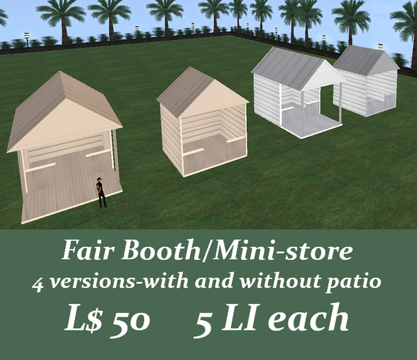 Fair Booth/Mini Store (4 versions)