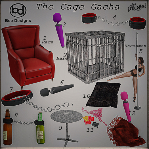 BD/Inkme The Cage Gacha 2 RARE