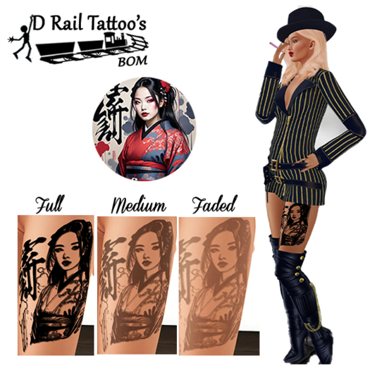 Geisha Leg Tattoo – BOM