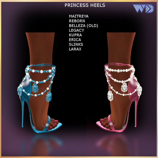 WAD DESIGNS PRINCESS HEELS