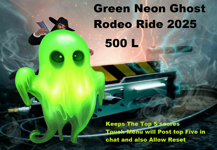 Green Neon Ghost Rodeo Ride 2025