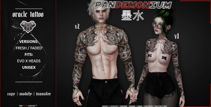 panDEMONium ink // oracle tattoo