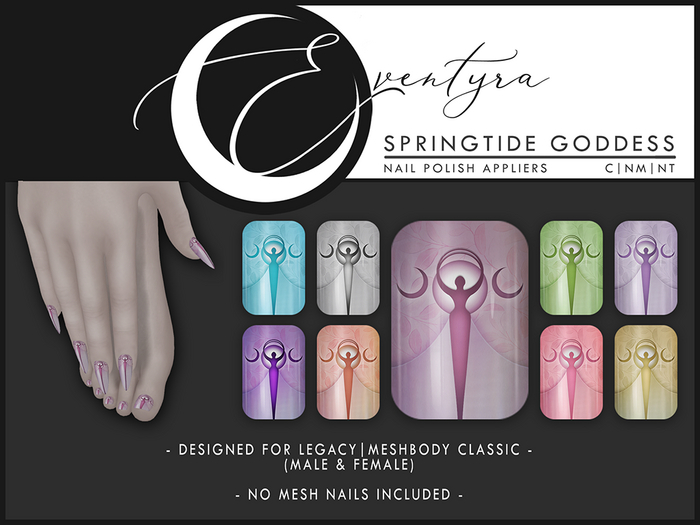 Eventyra - Legacy Nail HUD - Springtide Goddess