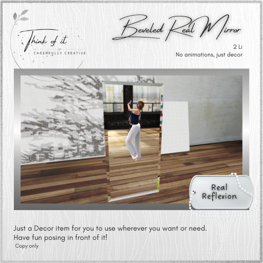 {ToI} Beveled Real Mirror