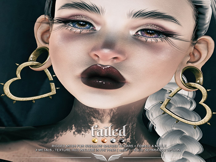 A*S FAILED_^^Swallow^^Gauged XL Ears _FATPACK_(wear me)