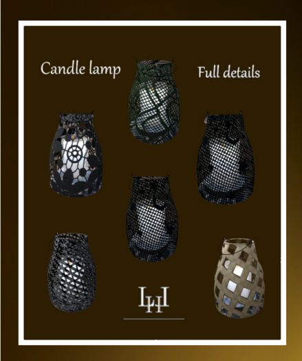 Giada  Candle Lamp/L&H Design