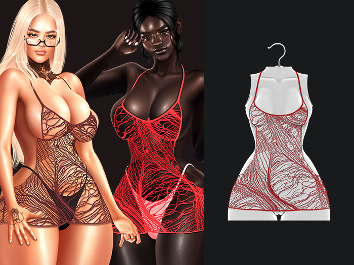 Madison - Rebekah Dress - Red