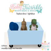ZLD Toybox dino /  lightblue