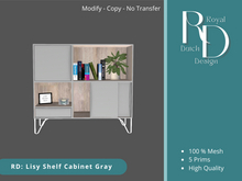 RD: Lisy Shelf Cabinet Gray