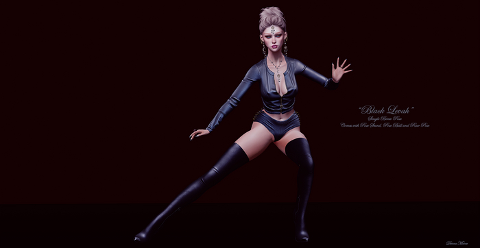 DenDen Poses - Black Levah 