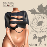 B&B: Aida shirt (Matte Black) 