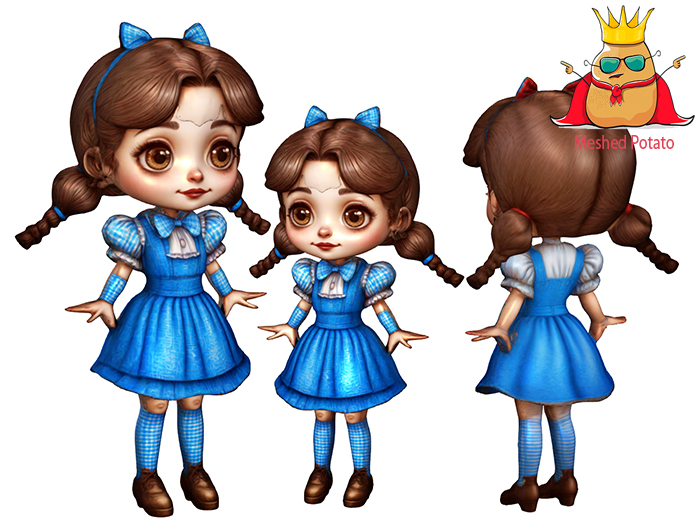 Chibi Oz Dorothy Full Perm