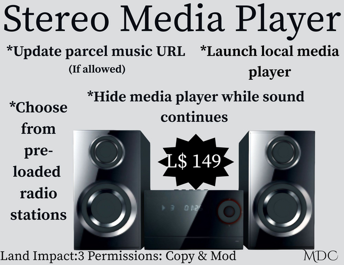 ~MDC~ Stereo Media Player