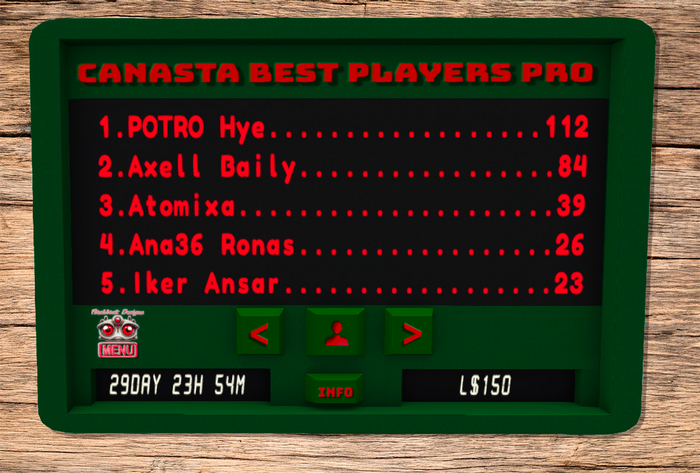 Canasta Best Players Pro