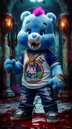 *KC* Carebear Thug Canvas