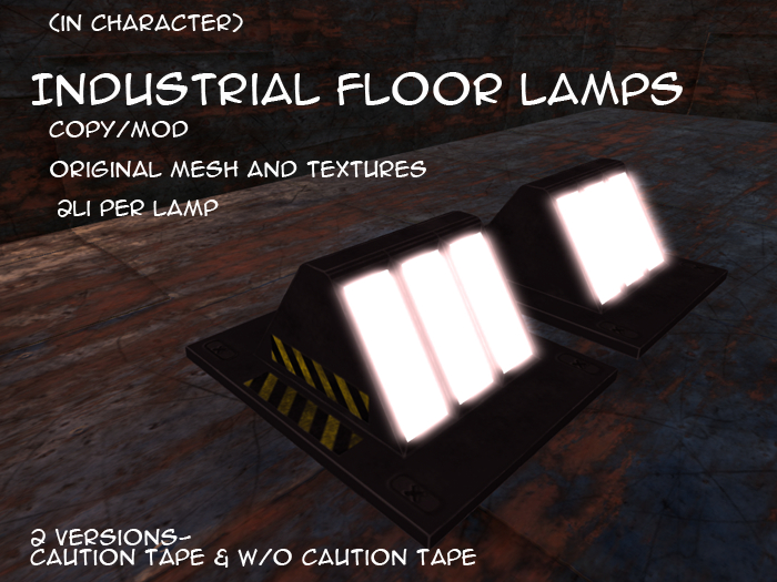 (IC) Industrial Floor Lamp