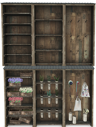 KraftWork + Pitaya .Blume. Triple Wall Display Case Empty RARE