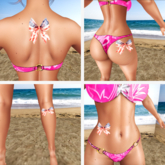 Tasteful Tattoo Flag Bow Fatpack