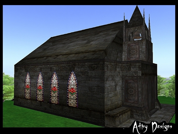 Church - Stone Chapel Church Gothic Vampire Goth Chapel 
