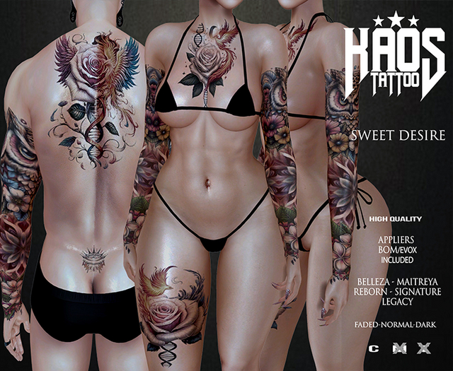 KaoS SWEET DESIRE TATTOO
