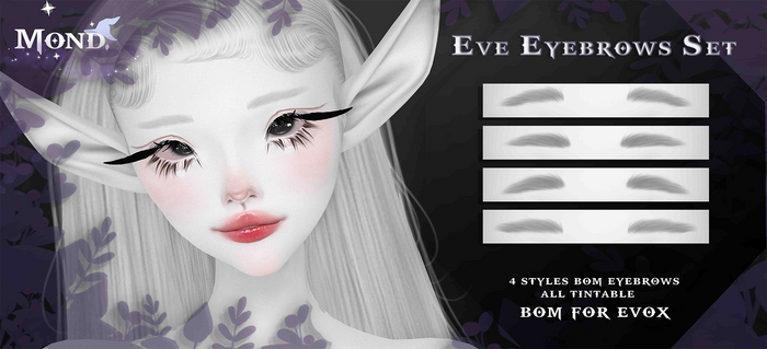 [Mond]Eve Eyebrows BoM For evoX - Unpack -