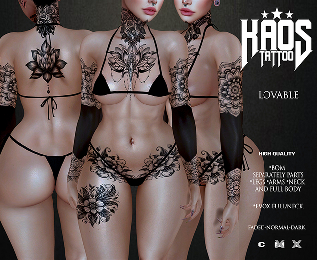 KaoS LOVABLE TATTOO ( Separated )