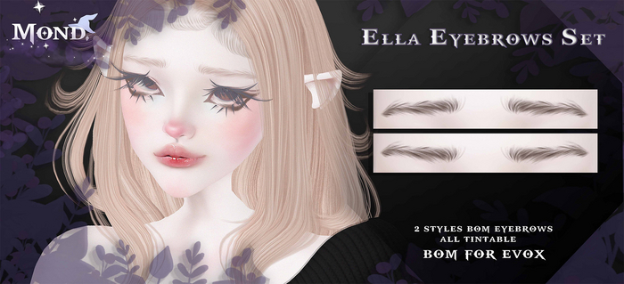 [Mond]Ella Eyebrows BoM For evoX - Unpack -