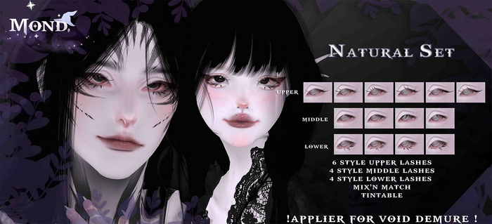 [Mond] NaturalSet Applier For Void Demure Lashes - UNPACK -