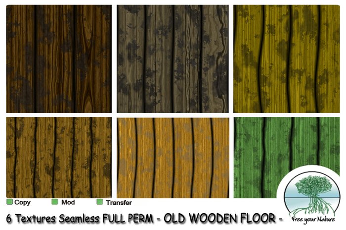 FYN Texture - OLD WOODEN FLOOR - PLANK - A