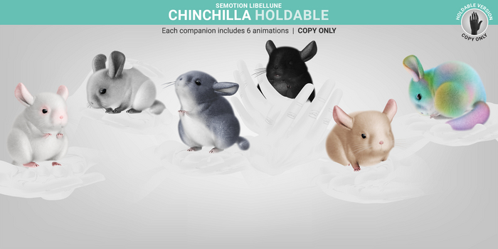 SEmotion Libellune Chinchilla Holdable 04  [ Black ]