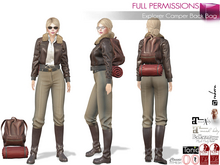 Full Perm Female Camping Travelling Exploring Backpack For Maitreya 5.3 LaraX Ebody Reborn Legacy Belleza Slink Tonic