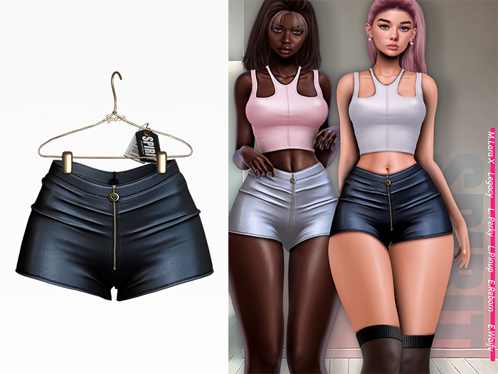 SPIRIT - Nyota shorts [BLACK]