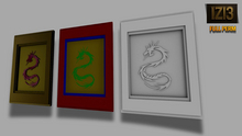 Mesh Asian Dragon Picture Frame - Full Perm 1 Impact