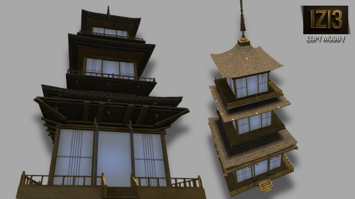 Japanese House - All Mesh (Copy/Modify) only 110 impact