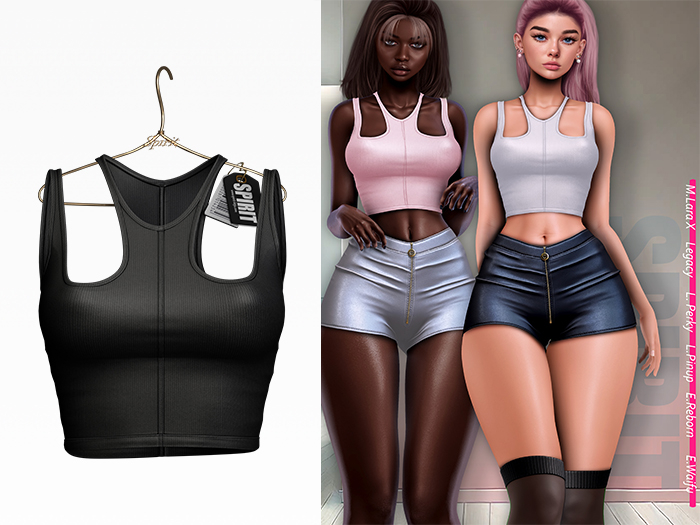 SPIRIT - Nyota top [BLACK]