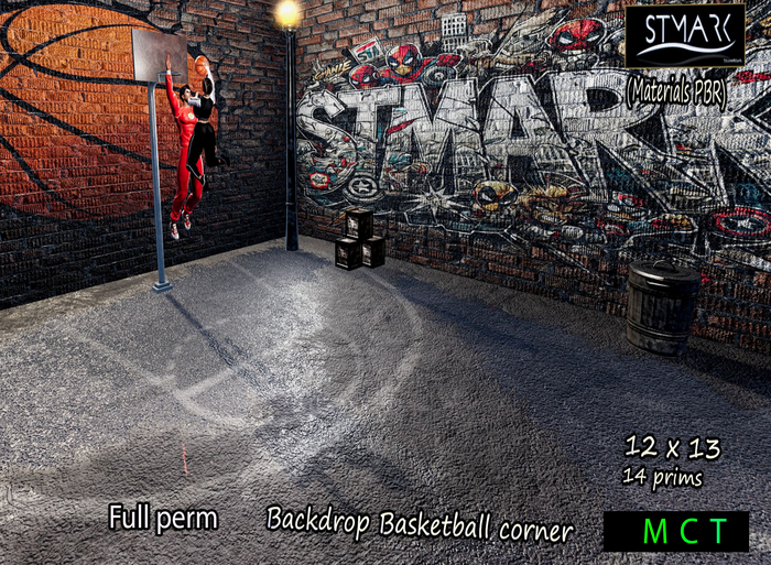 Backdrops basketball corner ( full perm ) 