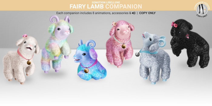 SEmotion Libellune Fairy Lamb Companion 03 [Cotton Candy ]