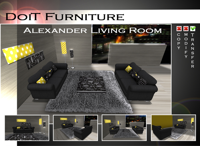 DoiT Furniture - Alexander Living Room