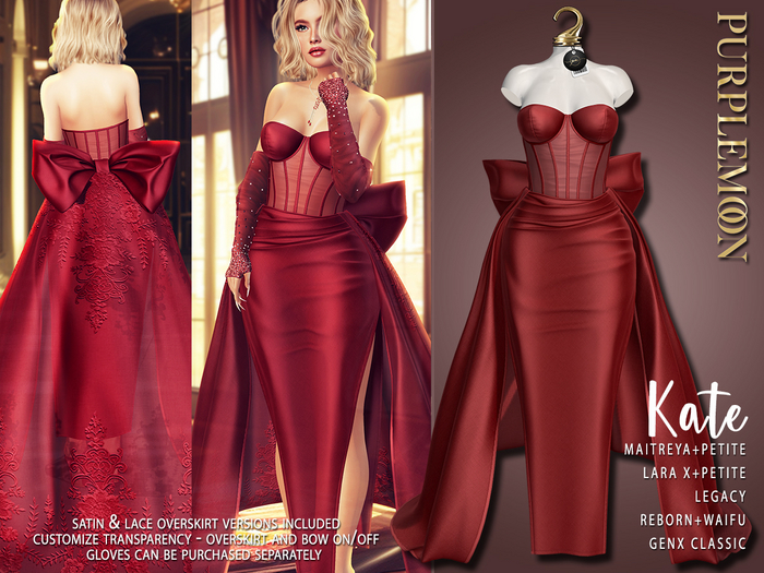 :: pm :: Kate Gown BURGUNDY