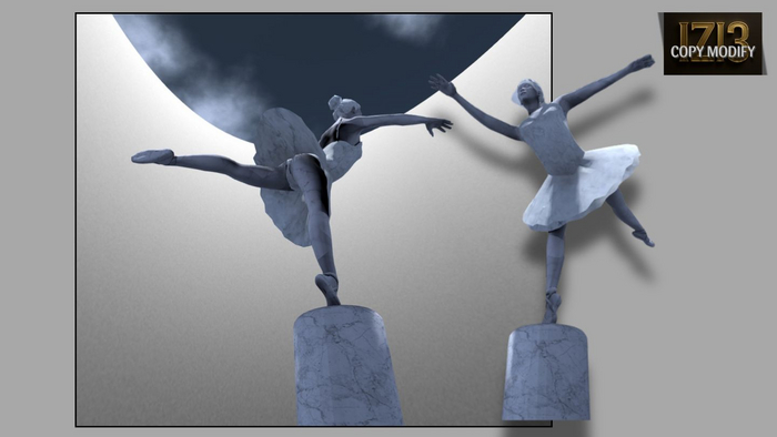 Ballerina Statue Copy Modify 20 impact isabelleize