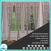 DB ASTRID BOHO DRAPES  add me