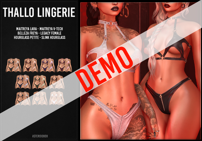 AsteroidBox. Thallo Lingerie - DEMO