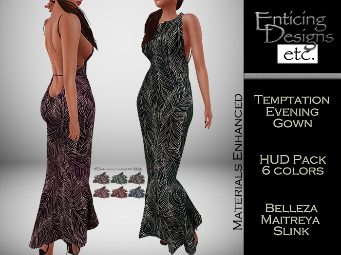 *ED HUD Pack Temptation Evening Gown