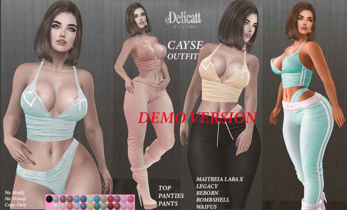 Delicatt Couture - CAYSE OUTFIT - Demo