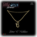 Loj letter c necklace gold