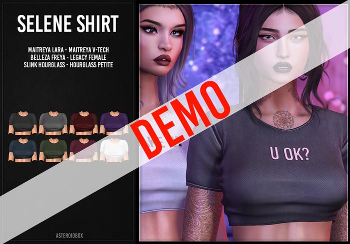 AsteroidBox. Selene Shirt - DEMO