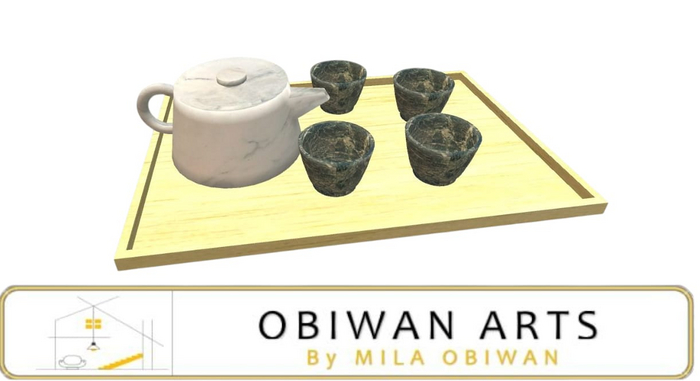 Marble Tea Ritual Set