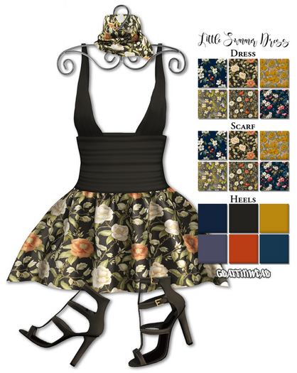Graffitiwear Noir Little Summer Dress